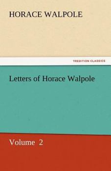 Paperback Letters of Horace Walpole Book