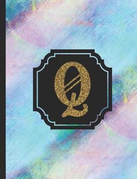 Paperback Letter Q Monogram Notebook Book