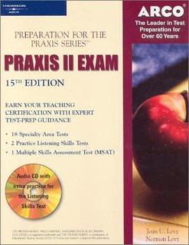 Paperback Prep for Praxis: Praxis II W/CD 2003 [With CDROM] Book