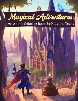 Paperback Magical Adventures: An Anime Coloring Book for Kids and Teens Book