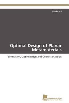 Paperback Optimal Design of Planar Metamaterials Book