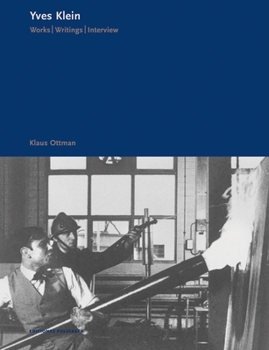 Hardcover Yves Klein: Works, Writings, Interviews Book
