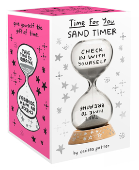 Misc. Supplies Time for You Sand Timer: (5-Minute Hourglass for Self-Care and Stress Relief, Mindfulness Glass Timer with Sparkling Sand) Book
