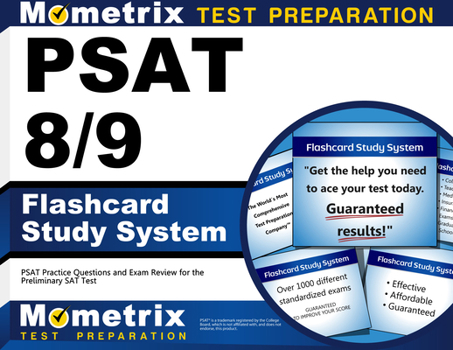 Misc. PSAT 8/9 Flashcard Study System: PSAT Practice Questions and Exam Review for the Preliminary SAT Test Book