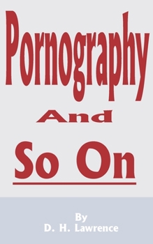 Pornography and Obscenity