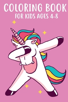 Coloring Book For Kids Ages 4-8: Kids Girls Coloring Book Ages 4-8 Funny Unicorn Teen Mandala Birthday Gift for Toddler / Kids who love Horse / Pony 40+ Pages to color 6x9