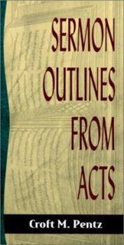 Paperback Sermon Outlines from Acts Book