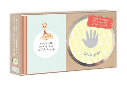 Hardcover Baby's Handprint Kit and Journal with Sophie La Girafe(r) [With Clay] Book