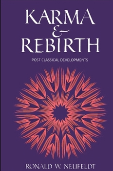 Paperback Karma and Rebirth: Post Classical Developments Book