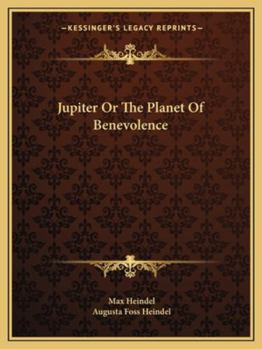 Paperback Jupiter Or The Planet Of Benevolence Book