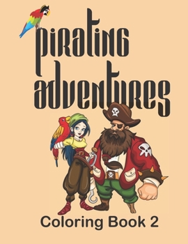 Paperback Pirating Adventures: Coloring Book 2 Book