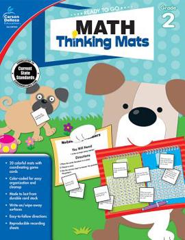 Paperback Math Thinking Mats, Grade 2 Book