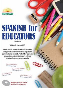 Paperback Spanish for Educators: With Online Audio Book