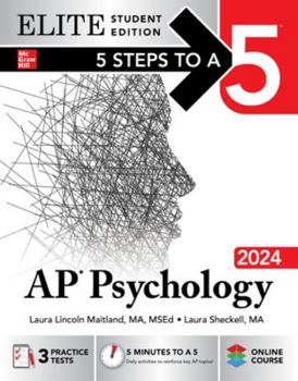 Paperback 5 Steps to a 5: AP Psychology 2024 Elite Student Edition Book