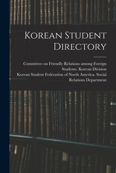 Paperback Korean Student Directory Book