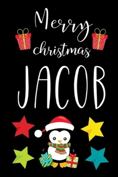Merry Christmas Jacob: Cute Lined Notebook Journal Planner, Xmas Gifts For Kids Santa Claus
