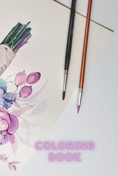 Paperback coloring book: notebook Book