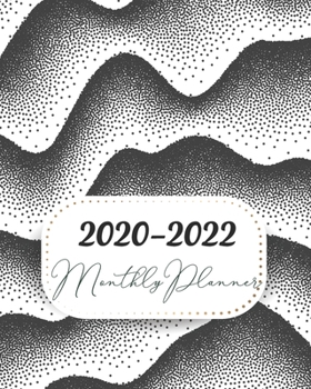 2020-2022 Monthly Planner: Three Year 36 Months Calendar Agenda, Monthly Weekly Yearly Notebook Planner Organizer Schedule With Inspirational Quotes and Holidays, Black Dot