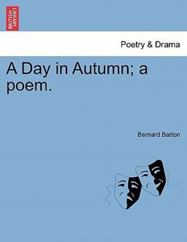 Paperback A Day in Autumn; A Poem. Book