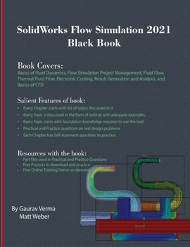 Paperback SolidWorks Flow Simulation 2021 Black Book