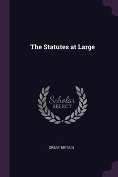 Paperback The Statutes at Large Book