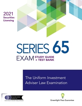 Paperback Series 65 Exam Study Guide 2021 + Test Bank Book