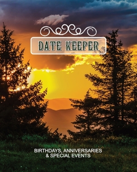 Date Keeper - Birthdays, Anniversaries & Special Events: Large Perpetual Calendar