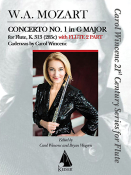 Paperback Concerto No. 1 in G Major for Flute, K. 313: With Flute 2 Part Book