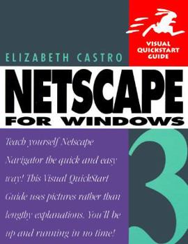 Paperback Netscape 3 for Windows Visual QuickStart Guide Book