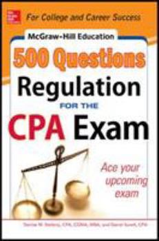 Paperback McGraw-Hill Education 500 Regulation Questions for the CPA Exam Book