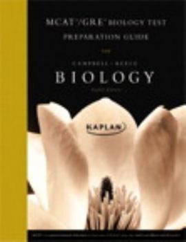 Paperback MCAT/GRE Kaplan Test Preparation Guide for Biology Book