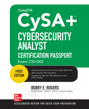 Paperback Comptia Cysa+ Cybersecurity Analyst Certification Passport (Exam Cs0-002) Book