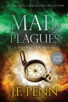 Paperback Map of Plagues: Large Print Edition: A Mapwalker Novel [Large Print] Book