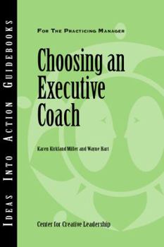 Paperback Choosing an Executive Coach Book