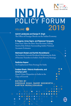 Paperback India Policy Forum 2019: Volume 16 Book