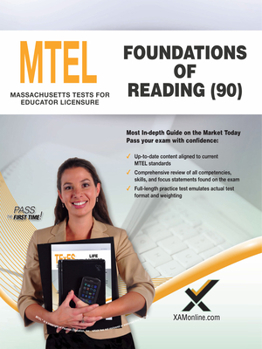 Paperback 2017 MTEL Foundations of Reading (90) Book