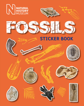 Paperback Fossils Sticker Book