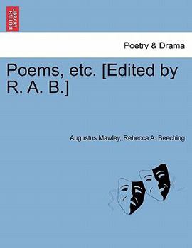 Paperback Poems, Etc. [Edited by R. A. B.] Book