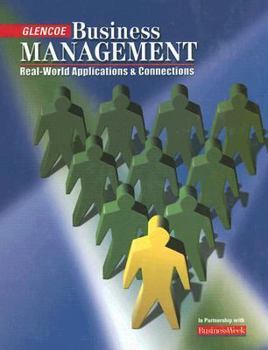 Hardcover Business Management: Real-World Applications and Connections, Student Edition Book