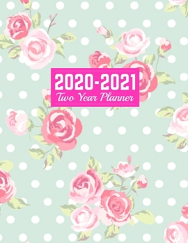 Paperback 2020-2021 Two Year Planner: Nifty 24-Months Calendar, 2-Year Appointment Business Planners, Agenda Schedule Organizer Logbook and Journal - Art Co Book