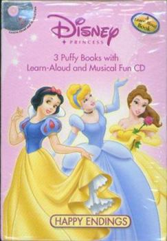 Board book Disney Princess Happy Endings Set [With CD] Book