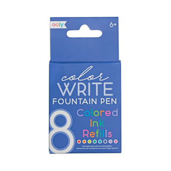Misc. Color Write Fountain Pens Ink Refills - Set of 8 Book