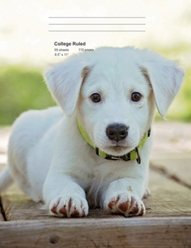 College Ruled: Notebook with Lined for Kids and Adult. Journal for Drawing and Writing. (Dogs)