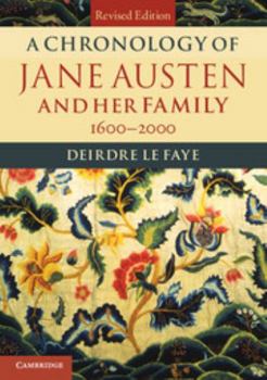Paperback A Chronology of Jane Austen and Her Family: 1600-2000 Book