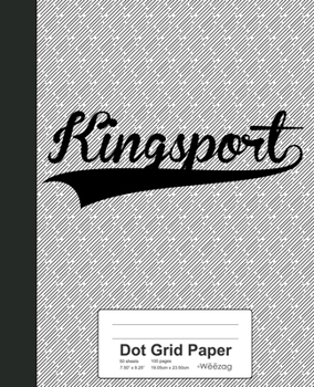 Paperback Dot Grid Paper: KINGSPORT Notebook Book