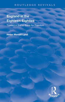 Paperback England in the Eighteen Eighties Book