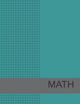 Paperback Math Graph Paper 4x4 Grid: Large Graph Paper, 8.5x11, Graph Paper Composition Notebook, Grid Paper, Graph Ruled Paper, 4 Square/Inch, Simple Blue Book