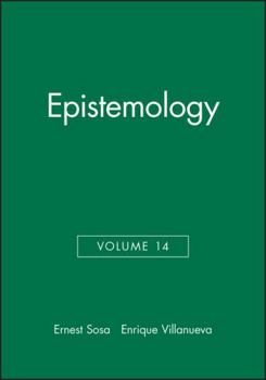 Paperback Epistemology, Volume 14 Book
