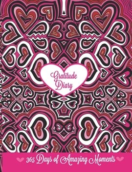 Paperback Gratitude Diary - 365 Days of Amazing Moments: guided gratitude journal for teen girls - a keepsake book to write in the things or people you are grat Book