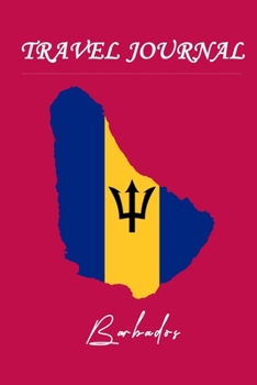 Travel Journal | Barbados | 50 Half Blank Pages |